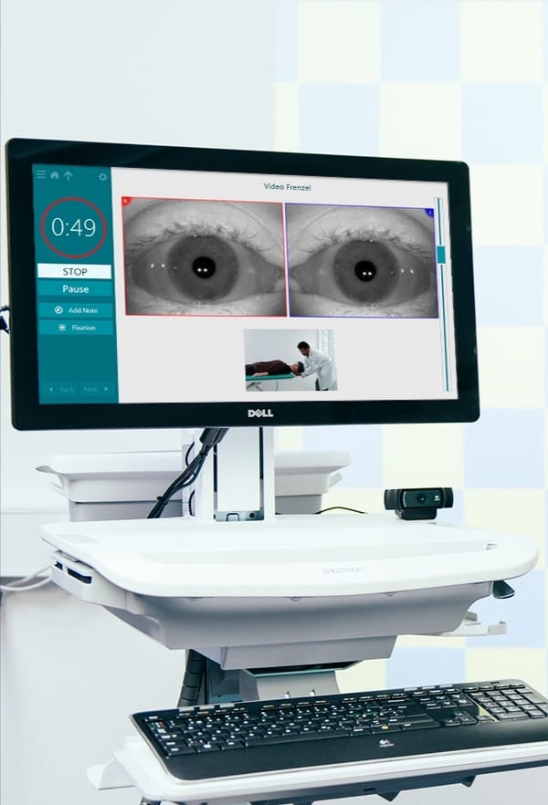 A modern balance testing system used for vertigo diagnosis